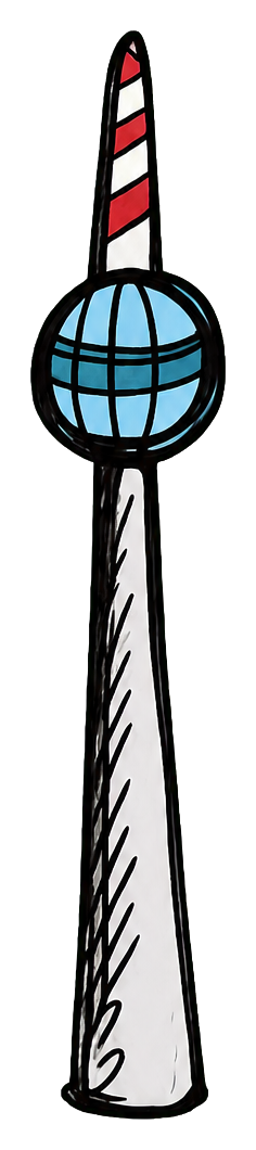 Illustration des Berliner Fernsehturms